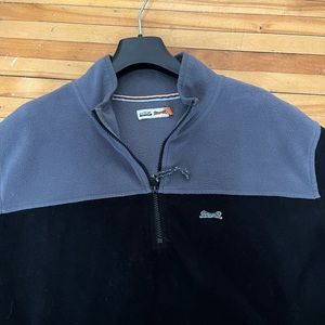 Le Tigre fleece quarter zip sweater